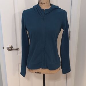Women's Teal Zip-Up Hoodie